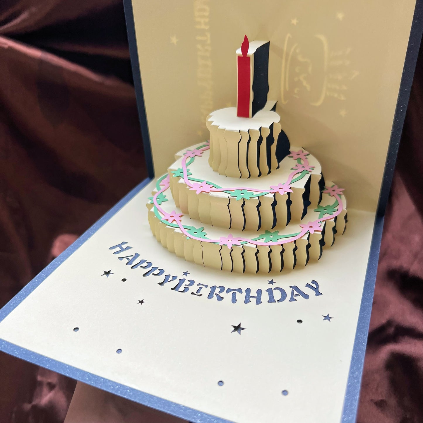 Exquisite 3D Birthday Card
