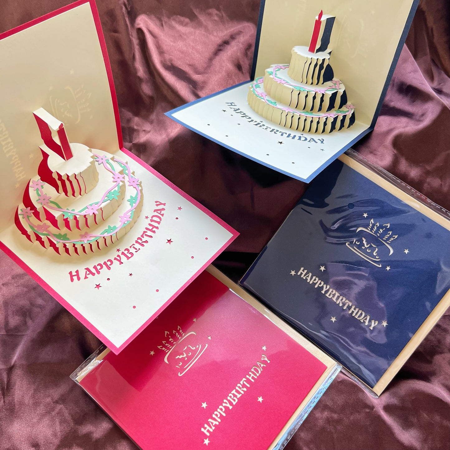 Exquisite 3D Birthday Card