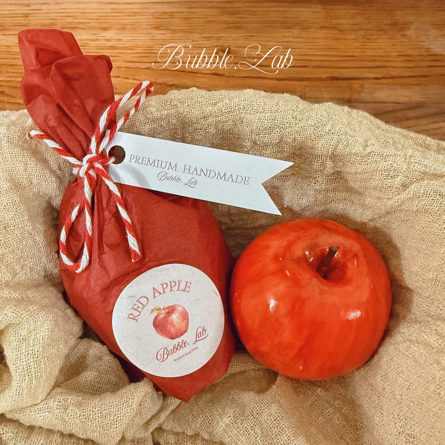 Red Apple Candle