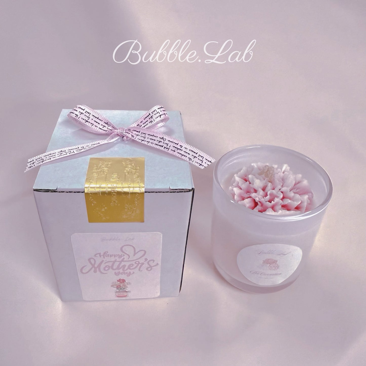 Carnation Bloom Jar Candle