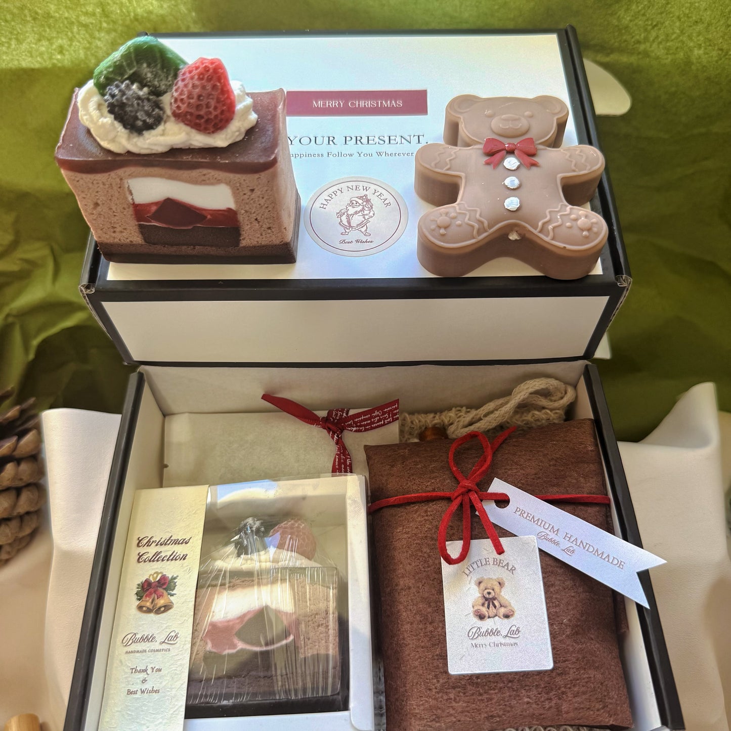 Artisan XMAS Soap & Candle Gift Box(Make Up Your Unique Gift Box!)