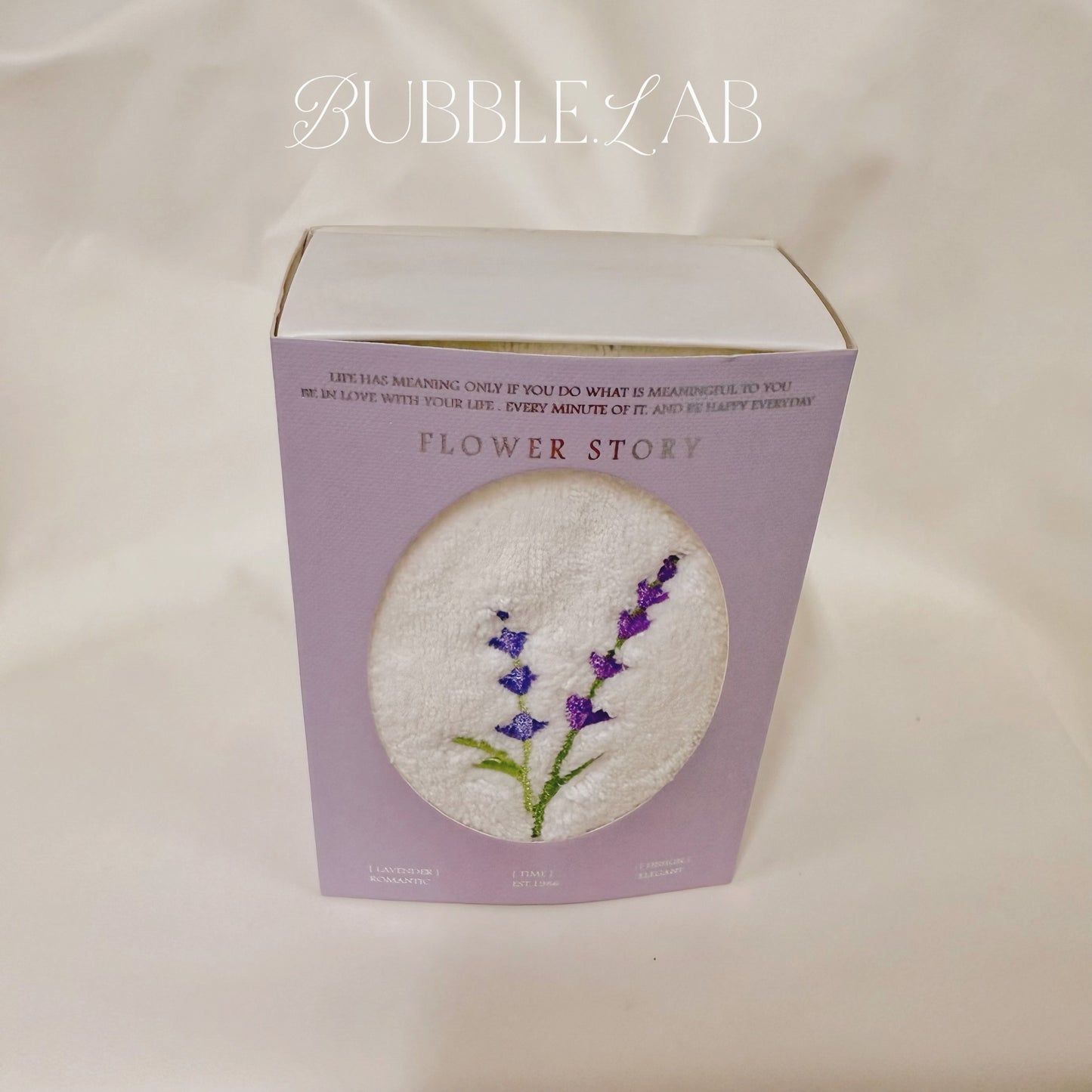 Flower Story Gift Towel | Embroidered Coral Fleece Series