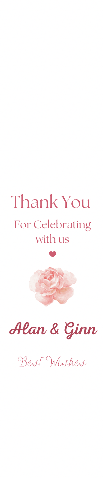 Personalised Label Add-On for Wedding Artistic Soap
