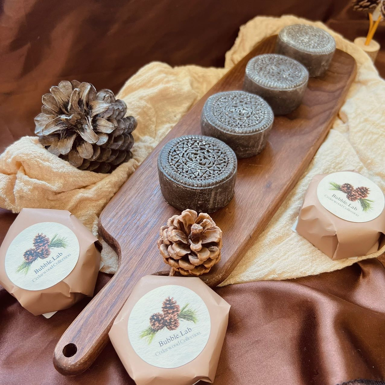 Clary Sage, Frankincense & Cedar Luxury Shampoo Bar