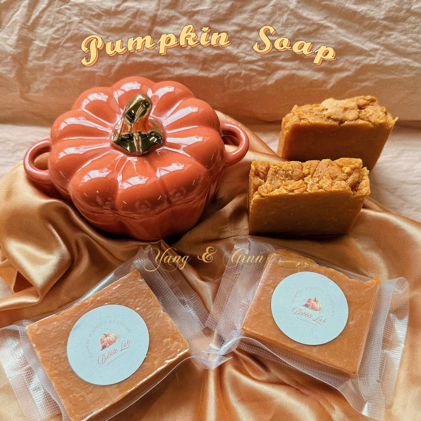 Pumpkin , Walnut & Seabuckthorn Goat Milk Soap