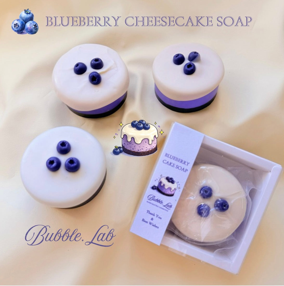 Blueberry Cheesecake Handmade Soap(Cold Process)