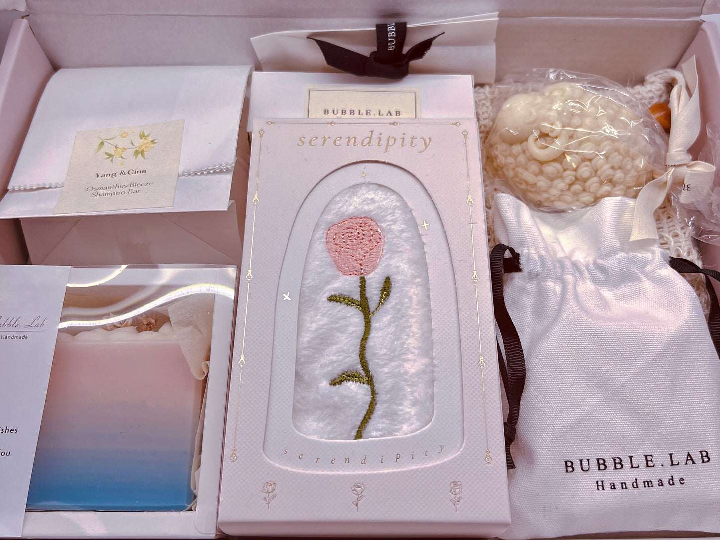 Pink Rose Handcrafted Gift Box