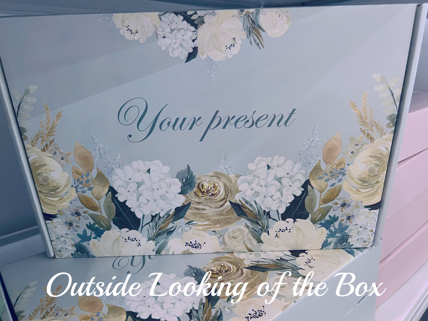 Blue Rose Handcrafted Gift Box