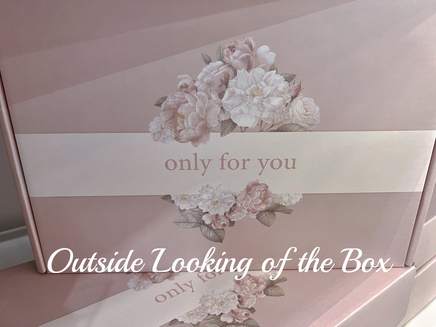 Pink Rose Handcrafted Gift Box