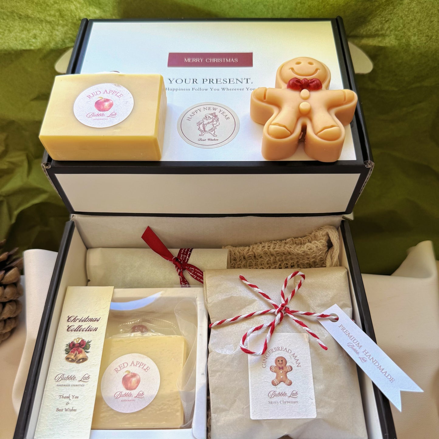 Artisan XMAS Soap & Candle Gift Box(Make Up Your Unique Gift Box!)
