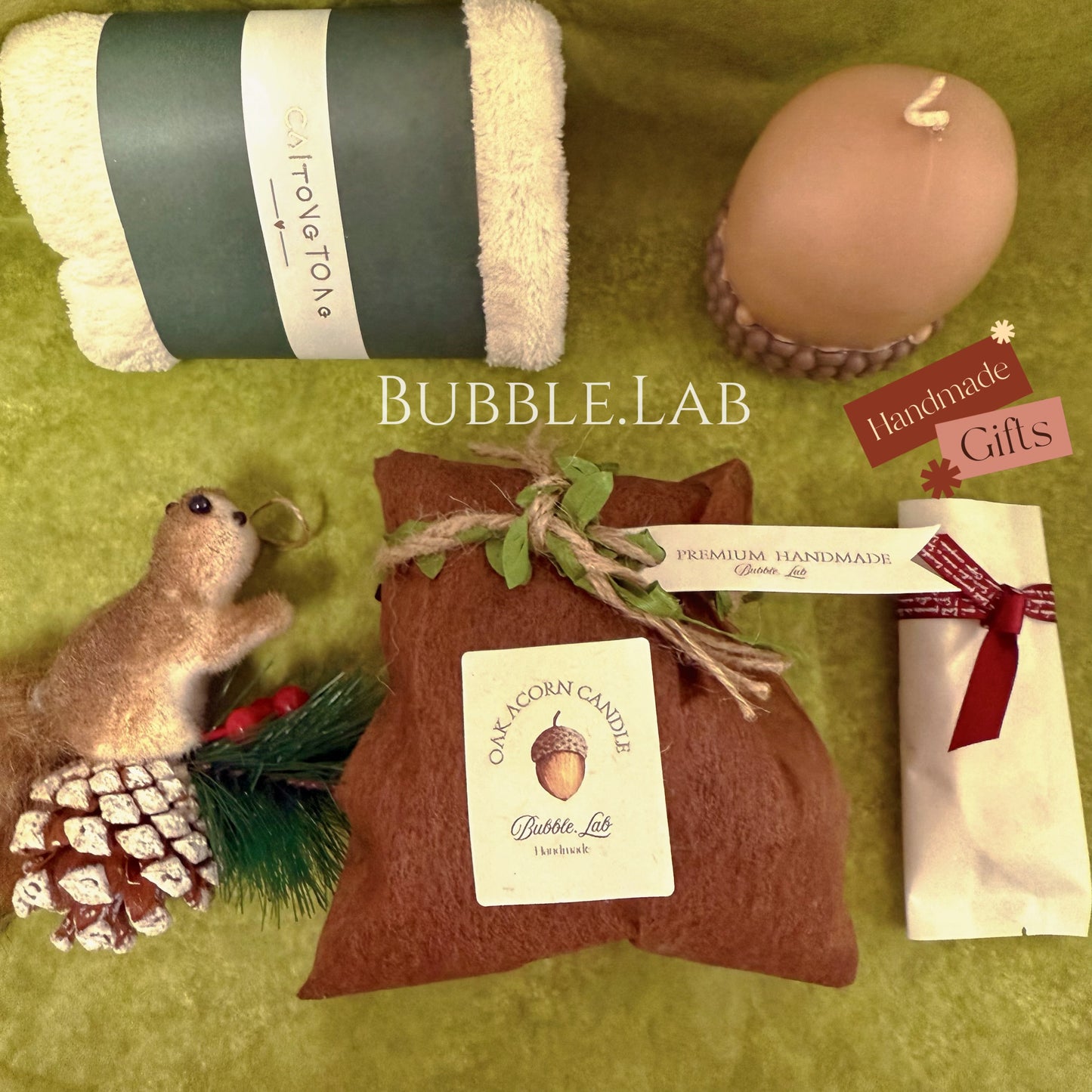 🌳“Forest Whisper”-Pine & Squirrel Gift