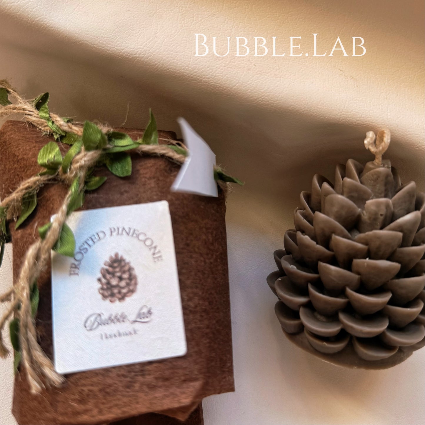Pinecone & Acorn Candle