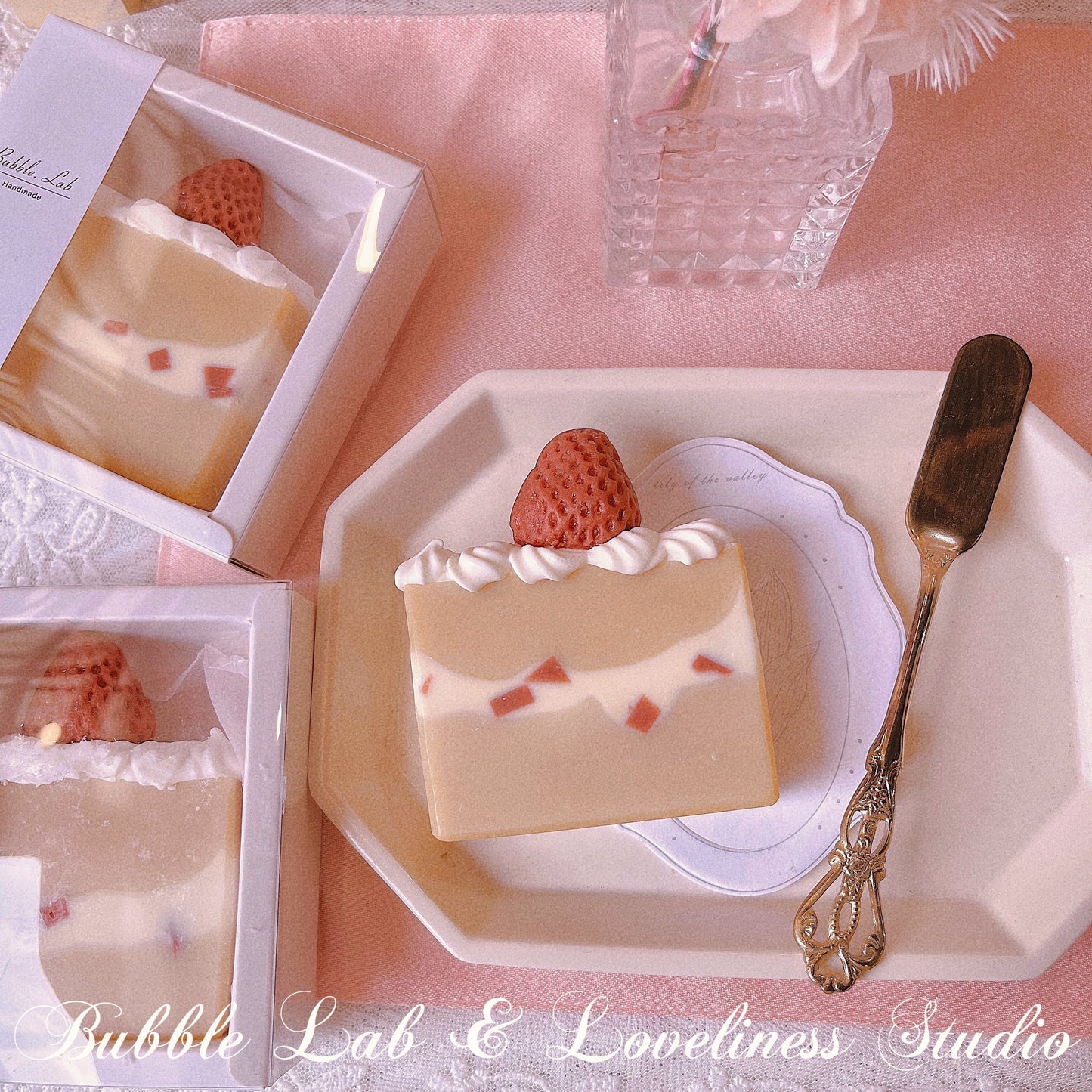 Classic Strawberry Cake Artisan Soap