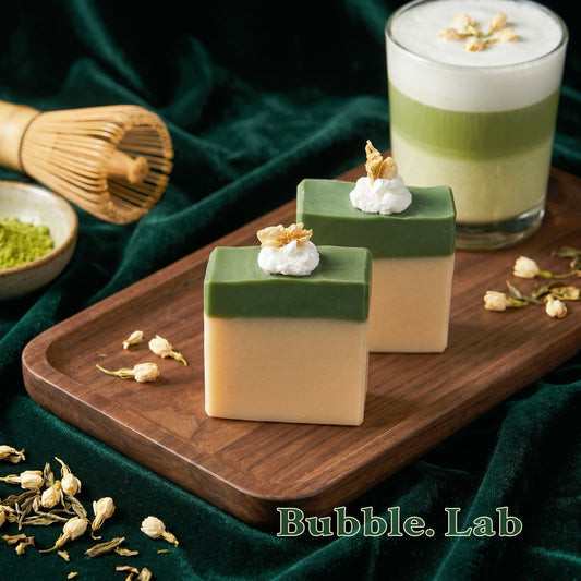 Matcha Cloud Jasmine Cold Process Soap