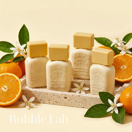 Limited! Citrus Fleur Perfume Bottle Cold Process Soap