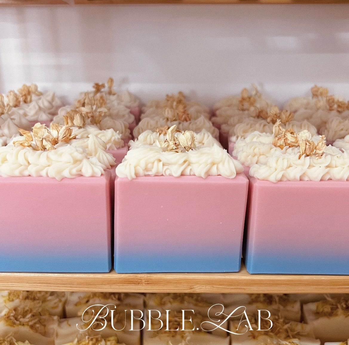 Gradient Pink & Blue Soap(Jasmine)