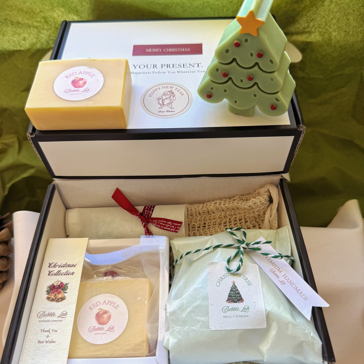Artisan XMAS Soap & Candle Gift Box(Make Up Your Unique Gift Box!)