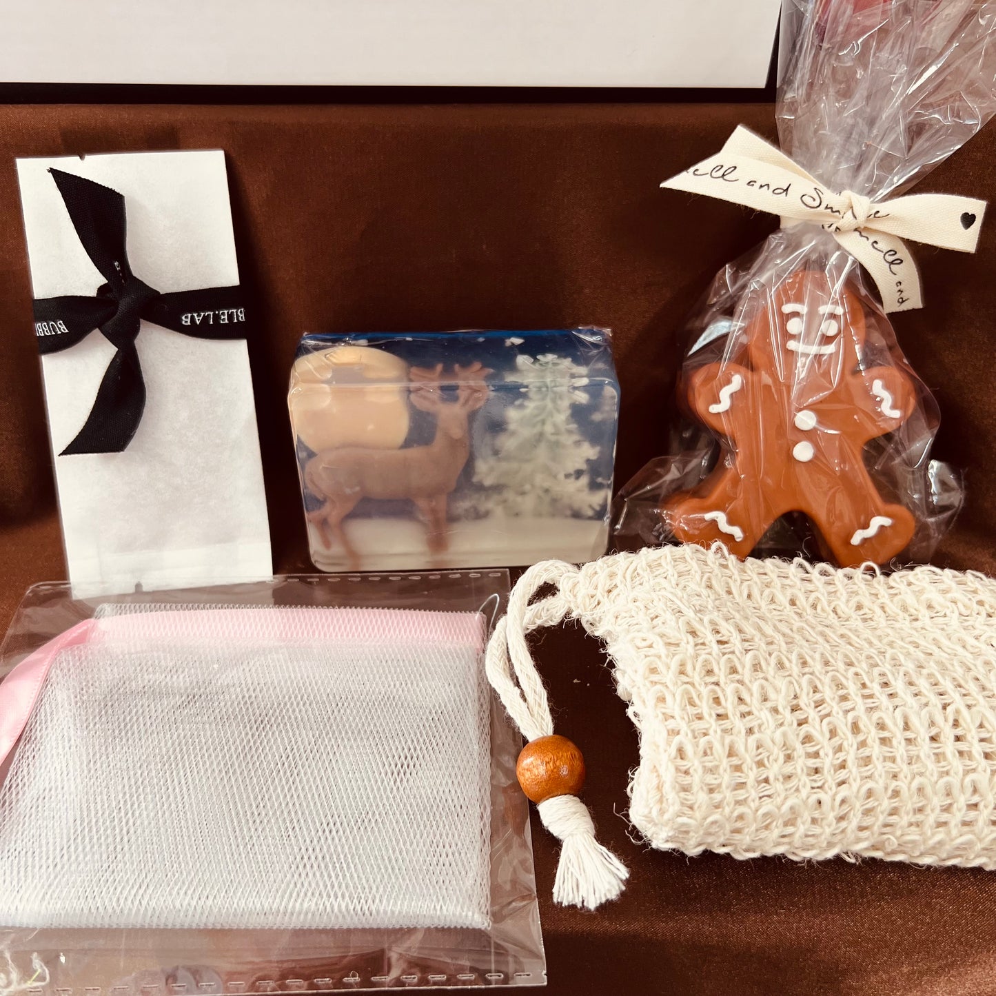 Snow Night Deer Mp Soap & Candle Gift Box