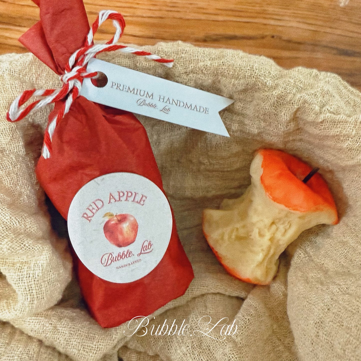 Red Apple Candle