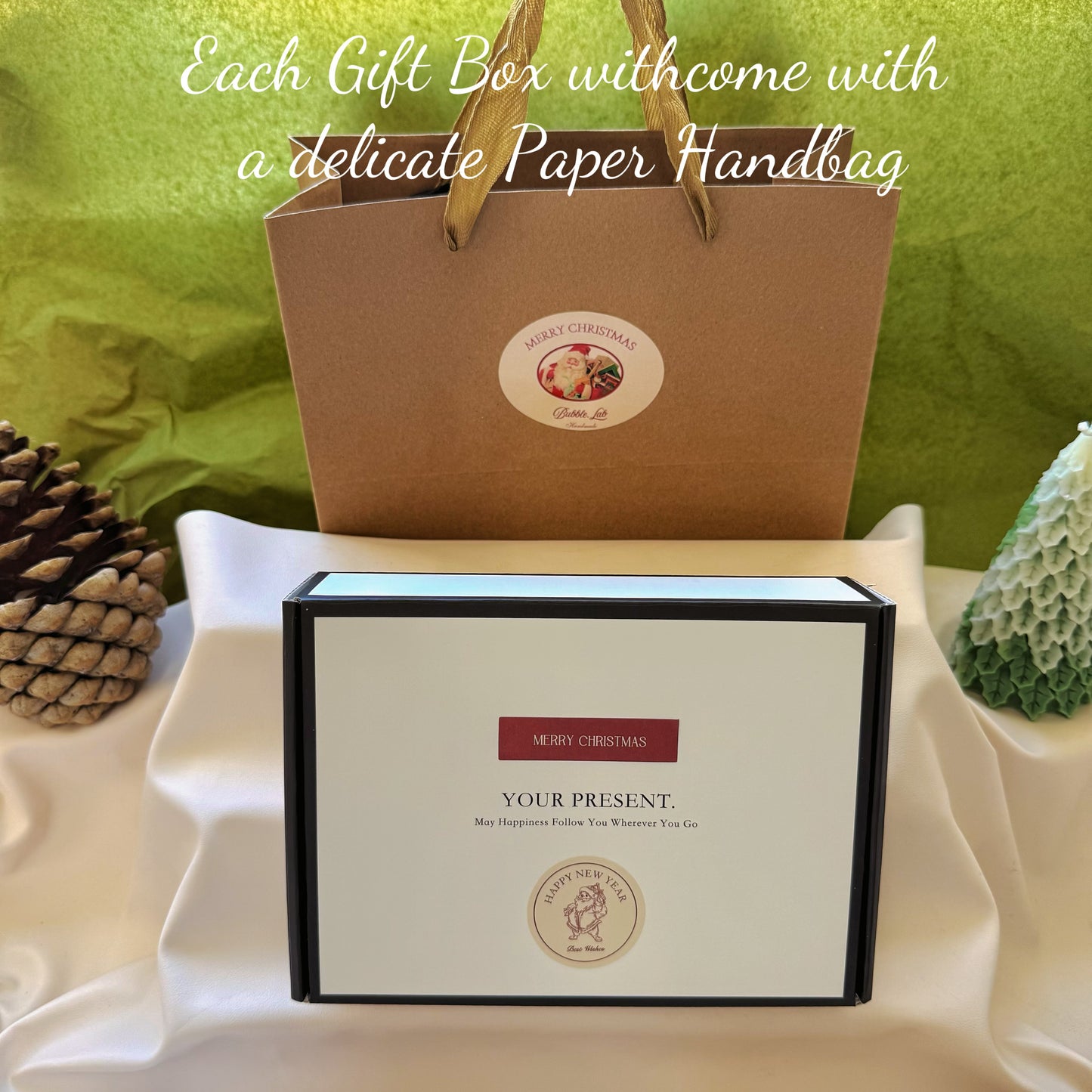 Artisan XMAS Soap & Candle Gift Box(Make Up Your Unique Gift Box!)