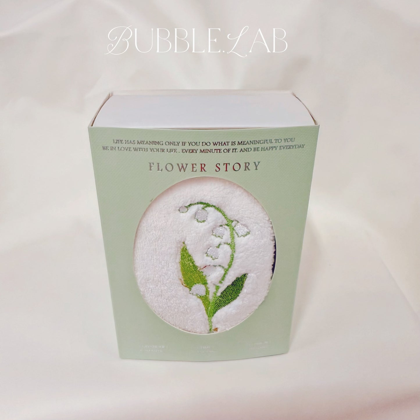 Flower Story Gift Towel | Embroidered Coral Fleece Series