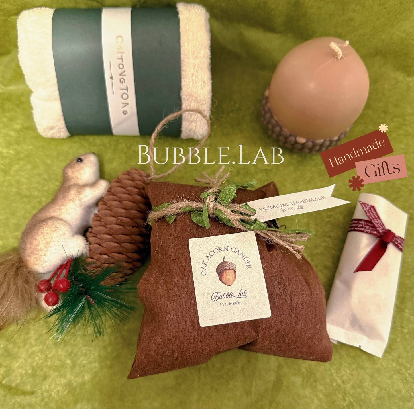 🌳“Forest Whisper”-Pine & Squirrel Gift