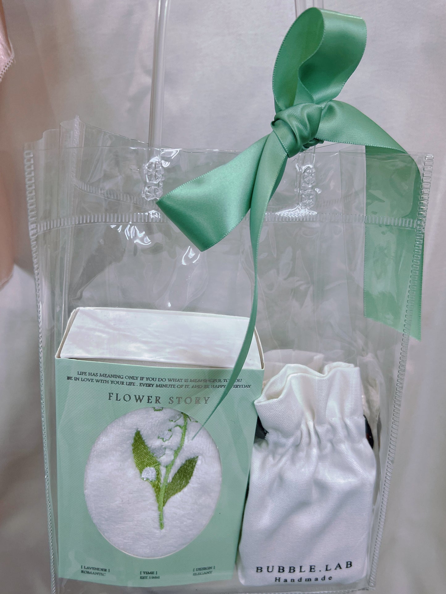 Lily of the Valley Towel Gift Bag