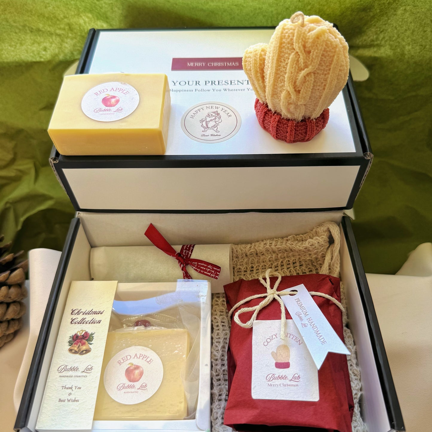 Artisan XMAS Soap & Candle Gift Box(Make Up Your Unique Gift Box!)