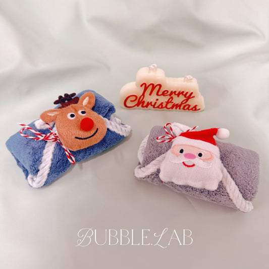 Christmas Gift Towel | Santa & Reindeer Edition 🎅🦌