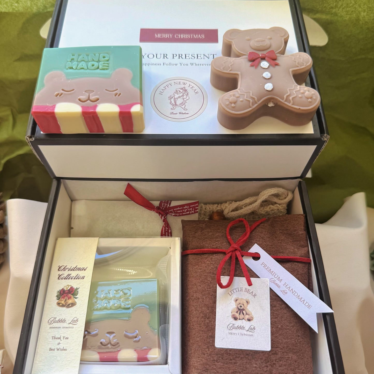 Artisan XMAS Soap & Candle Gift Box(Make Up Your Unique Gift Box!)