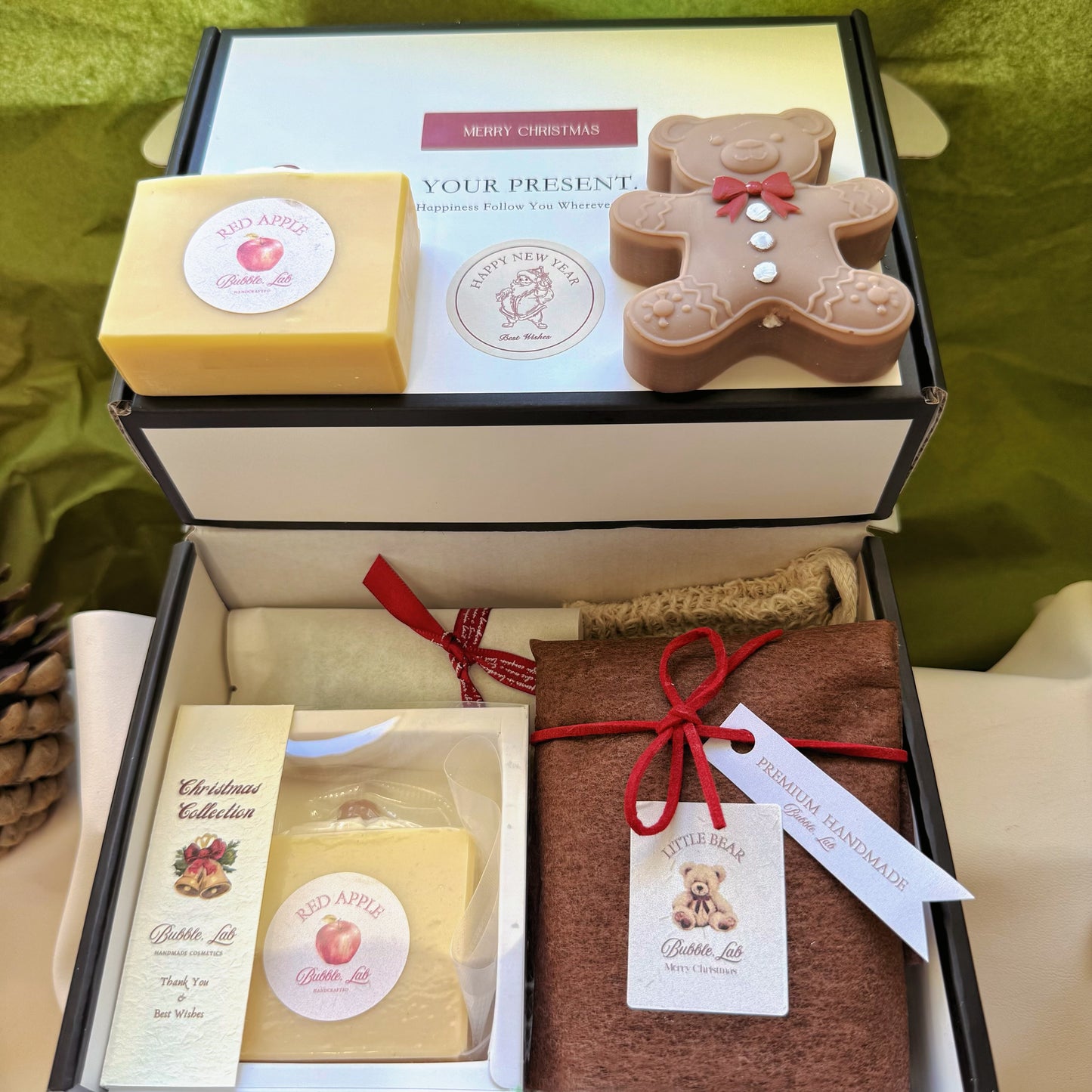 Artisan XMAS Soap & Candle Gift Box(Make Up Your Unique Gift Box!)