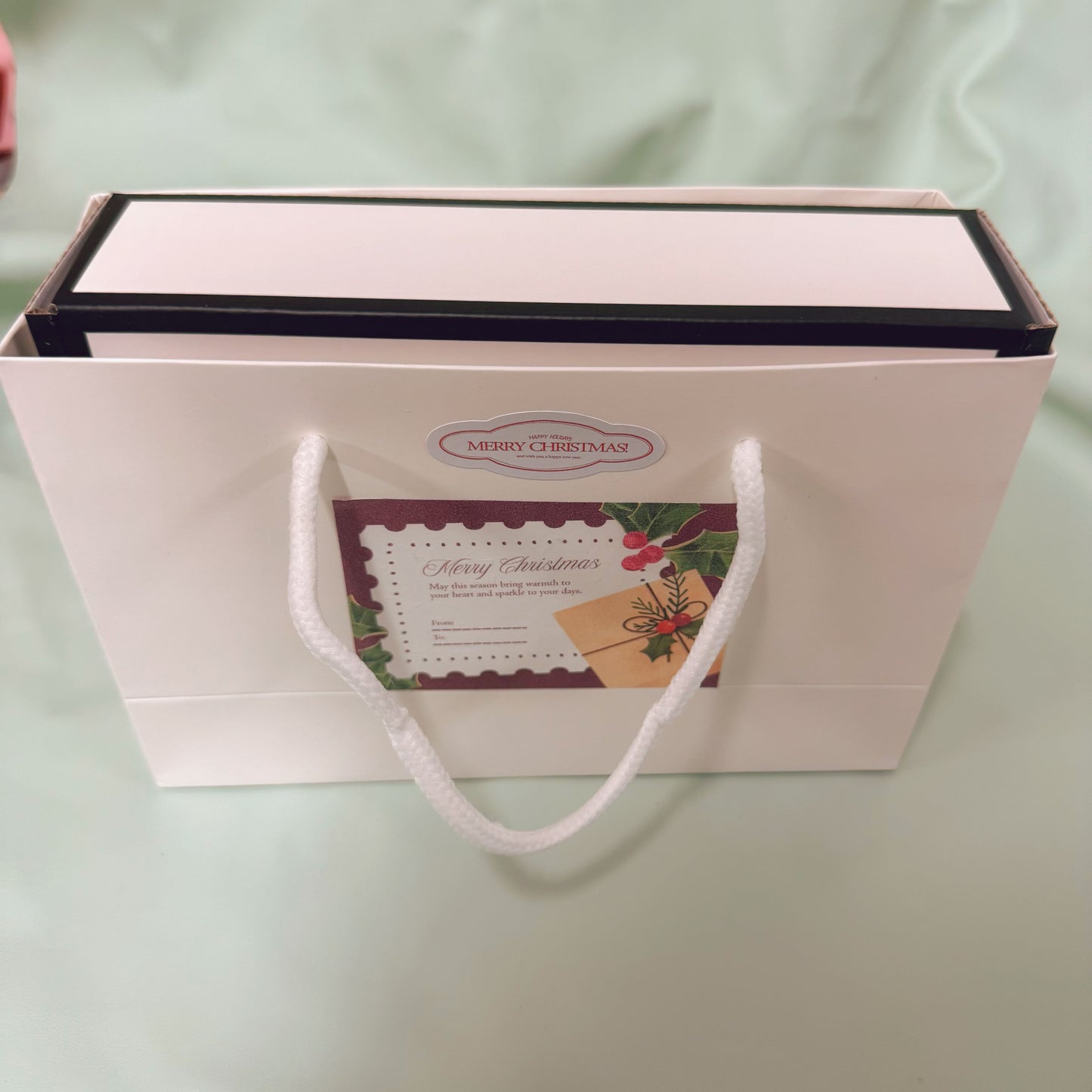 XMAS Bag with Name Sticker (Optional Personalisation)