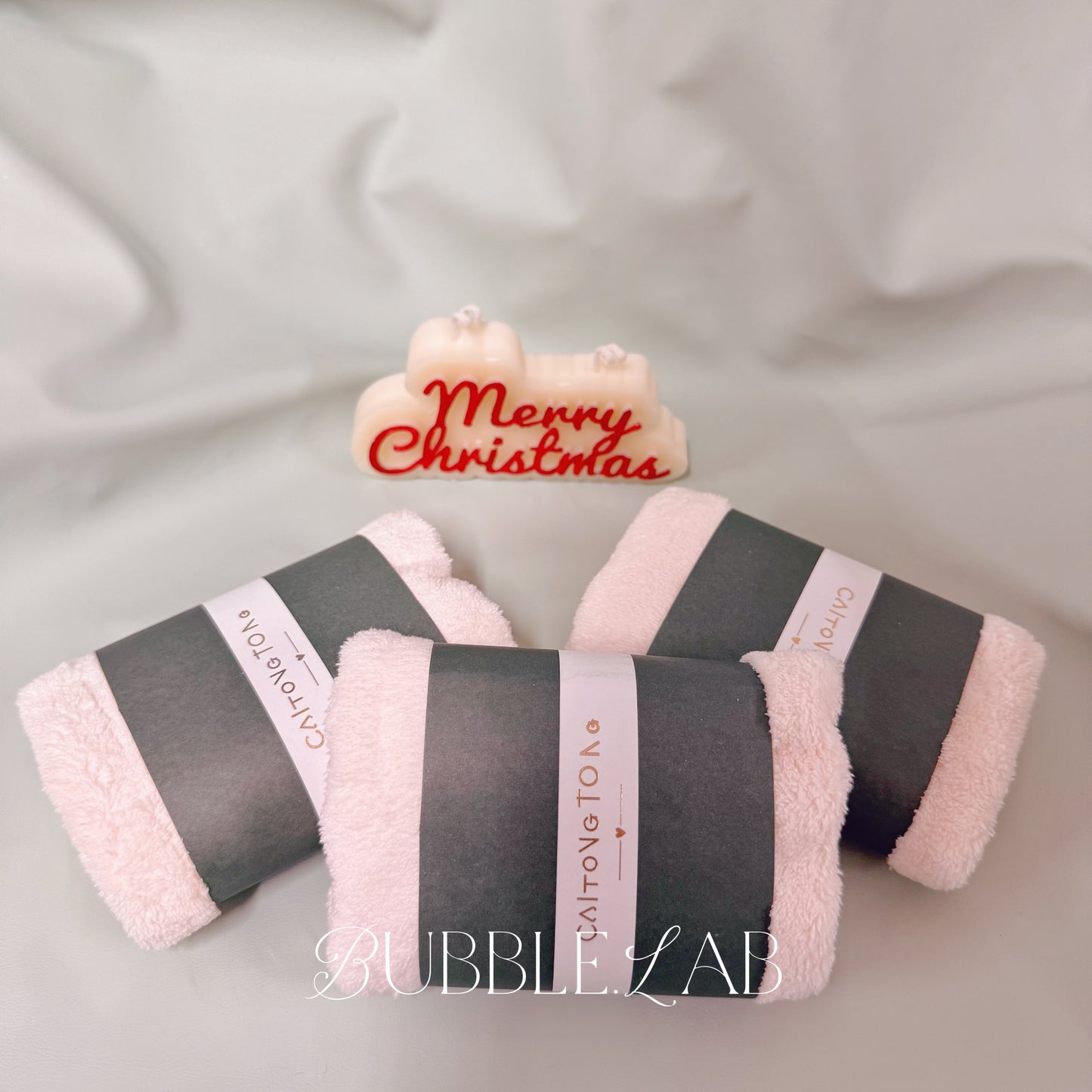 Soft Coral Fleece Mini Towel 🌿