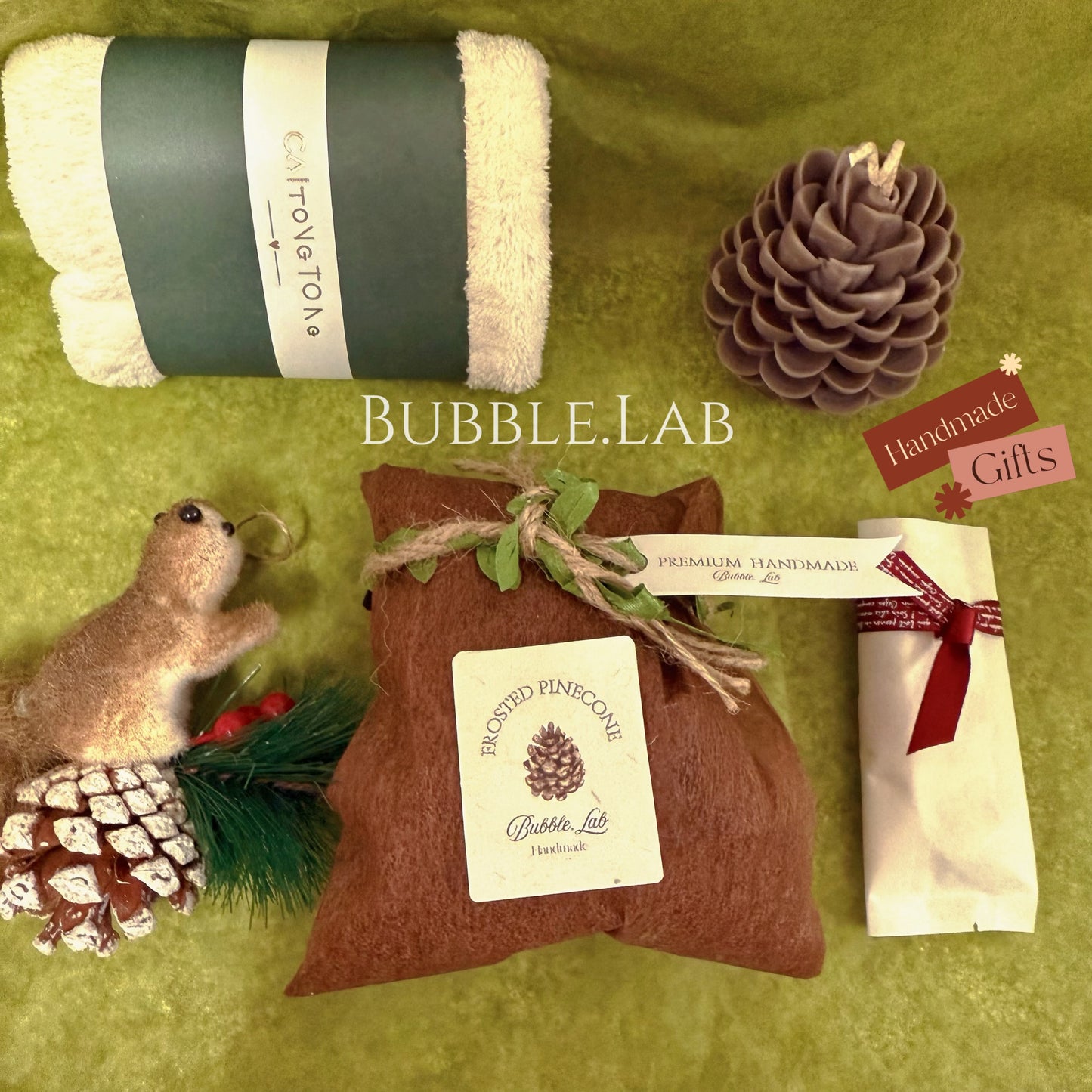 🌳“Forest Whisper”-Pine & Squirrel Gift