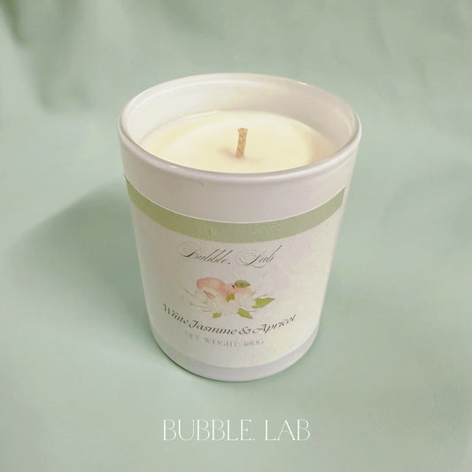White Jasmine & Apricot Candle