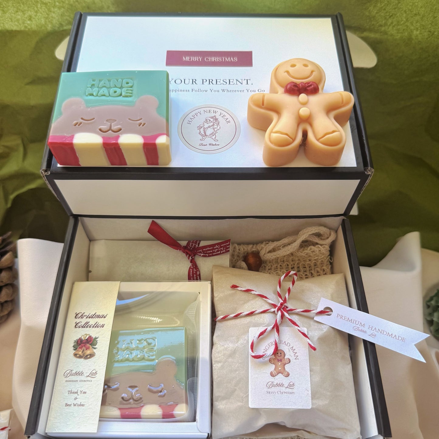 Artisan XMAS Soap & Candle Gift Box(Make Up Your Unique Gift Box!)