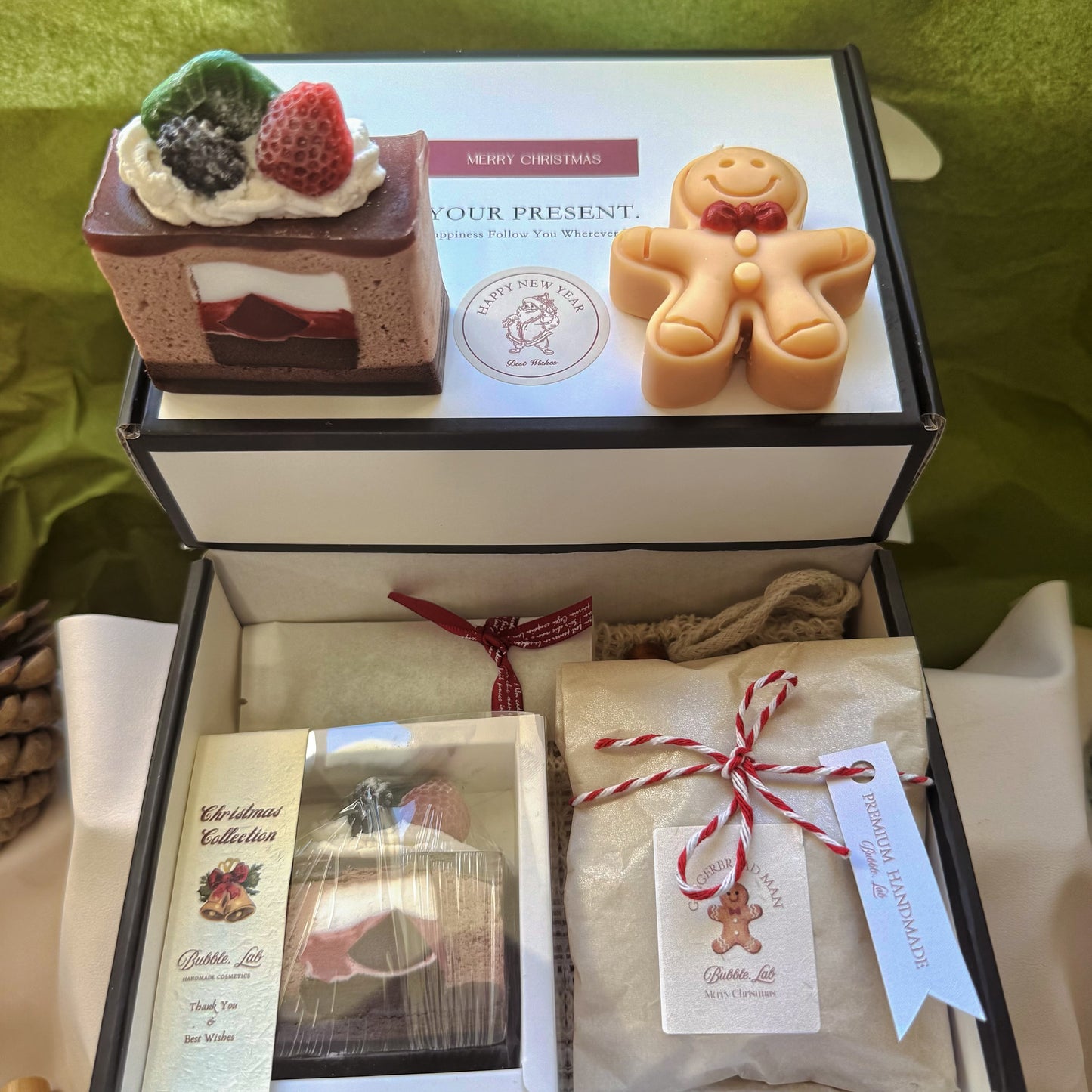 Artisan XMAS Soap & Candle Gift Box(Make Up Your Unique Gift Box!)