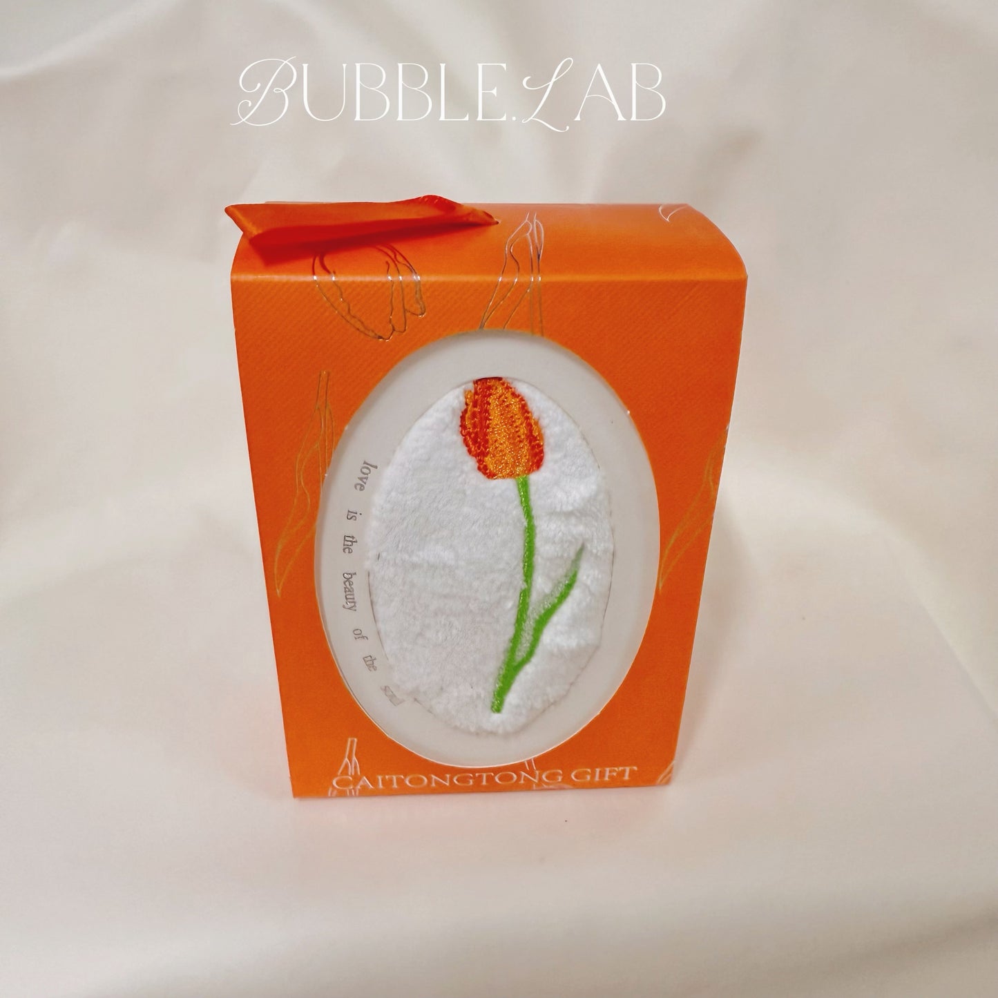 Flower Story Gift Towel | Embroidered Coral Fleece Series