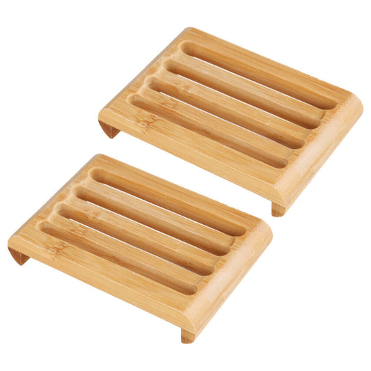 Natural Bamboo Wood Soap Dish